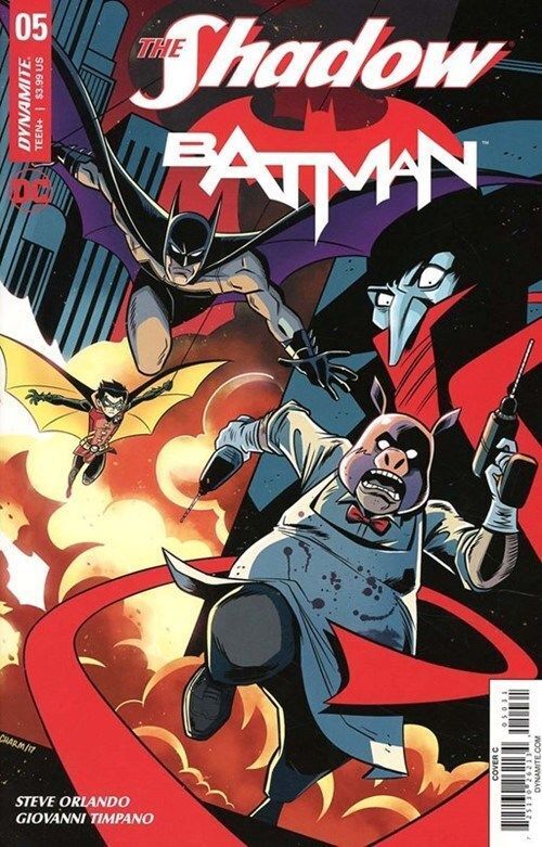 Shadow/Batman (2017) #5 of 6 (Derek Charm Variant)
