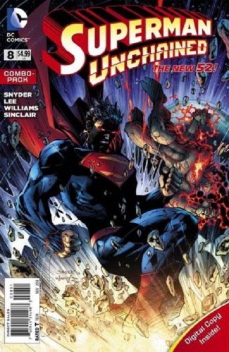 Superman Unchained (2013-2015) #8 (Combo-Pack Variant)