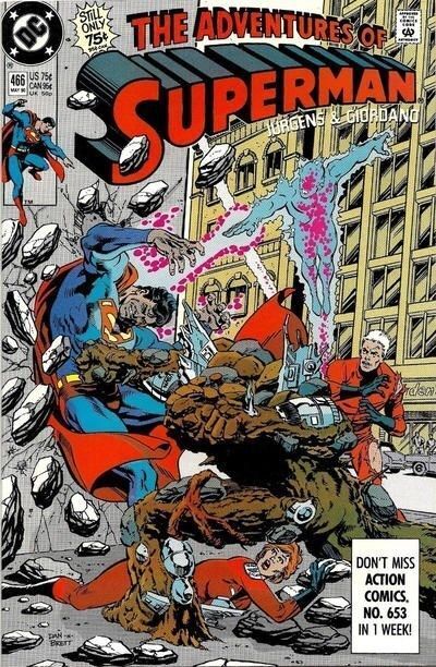 Adventures of Superman Vol. 1 (1939-2011) #466 1st Cyborg Superman