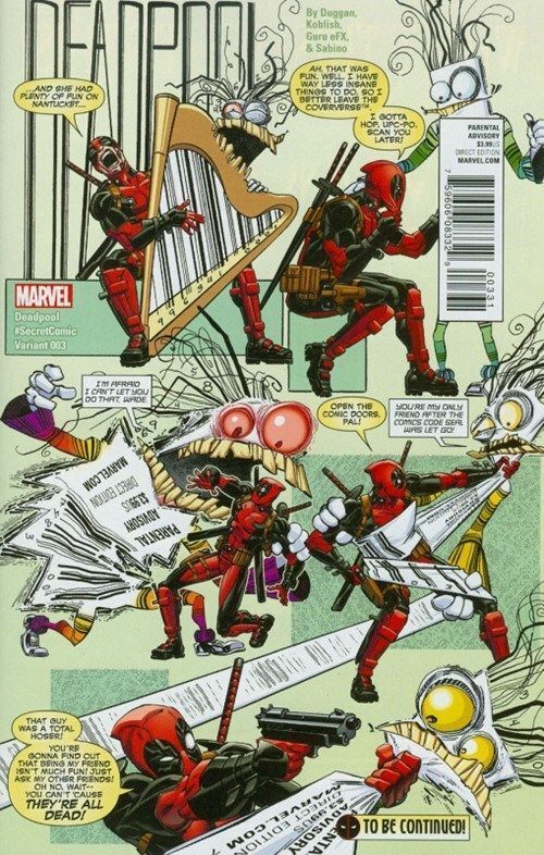 Deadpool Vol. 5 (2016-2017) #3 (Scott Koblish Variant)