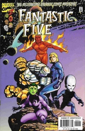 Fantastic Five (1999-2000) #2 of 5 (1:4 Variant)