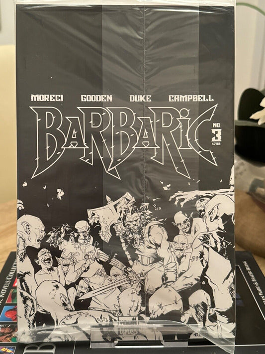 Barbaric Vol. 1 #3 (2021) - Seeley black bag variant - Vault