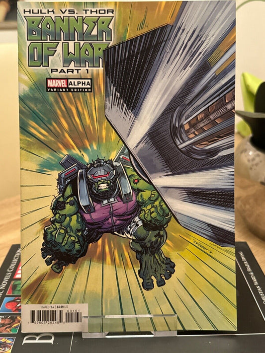 Hulk vs Thor: Banner of War Alpha #1 (2022) - Mjolnir Crash variant - Marvel