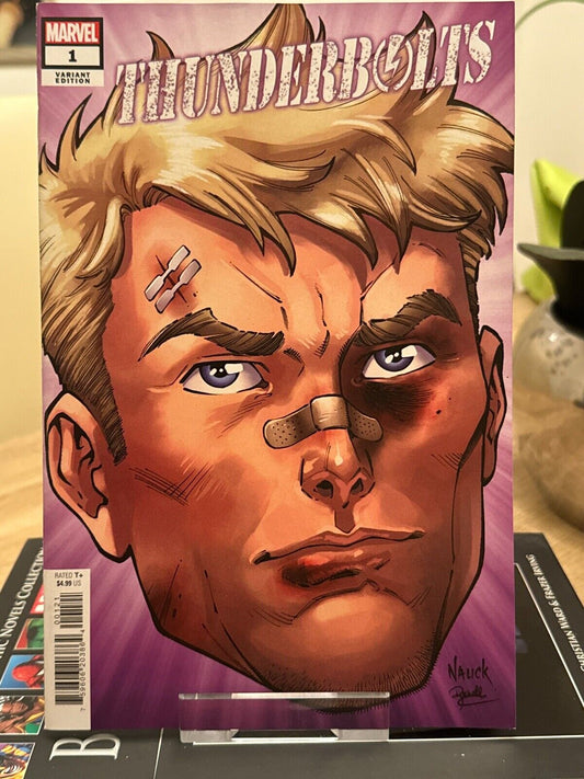 Thunderbolts Vol 4. #1 (2022) - Headshot variant - 1st app Gutsen Glory