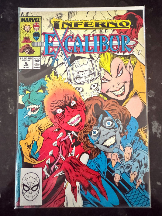 Excalibur Vol. 1 #6 (1989)  - Marvel