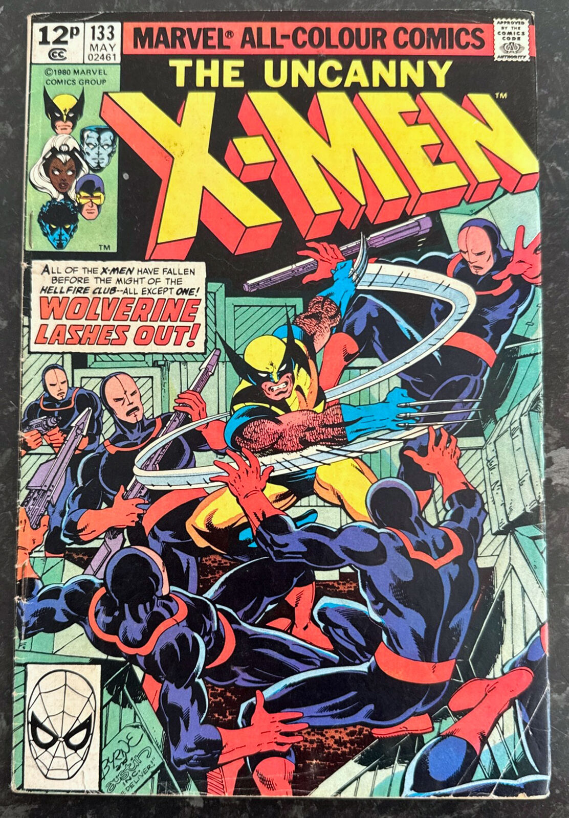 Uncanny X-Men Vol. 1 #133 (1980)  - 1st solo Wolverine in X-men title - Marvel