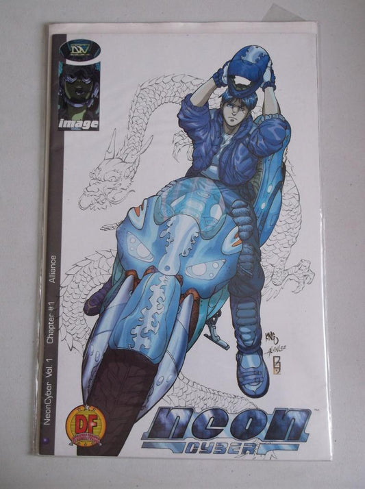 Neon Cyber #1 DF Exclusive Alternate Cover Ltd To 5000 with COA