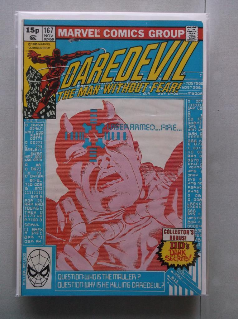 Daredevil Vol. 1 (1964-2011) #167 VF UK Price Variant