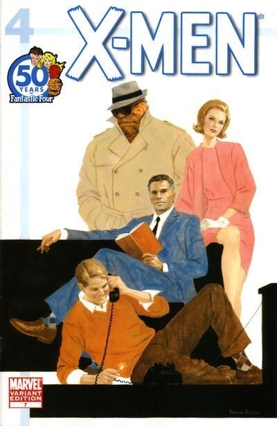 X-Men Vol. 2 (2010-2013) #7 (Paolo Rivera FF Anniversary Variant)