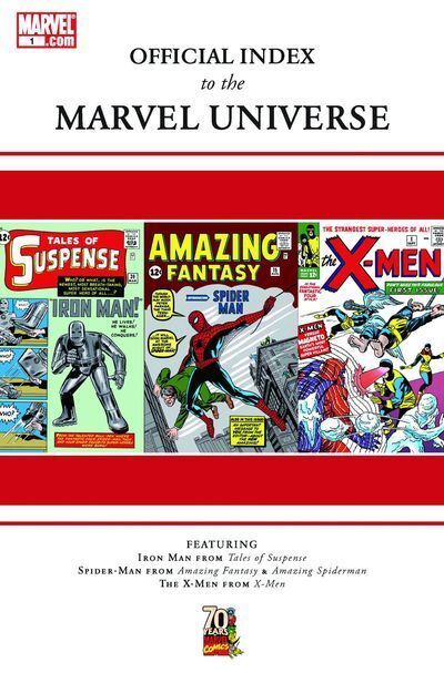 Official Index of the Marvel Universe (2009-2010) #1 of 14