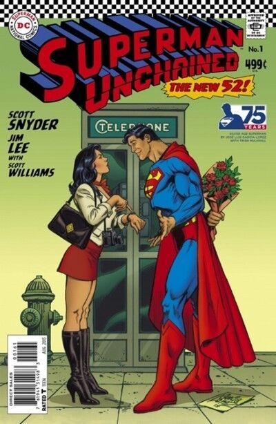 Superman Unchained (2013-2015) #1 (1:50 Jose Luis Garcia Lopez Variant)