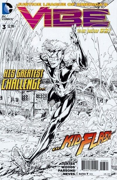 Vibe (2013-2014) #3 (1:25 Black & White Variant)