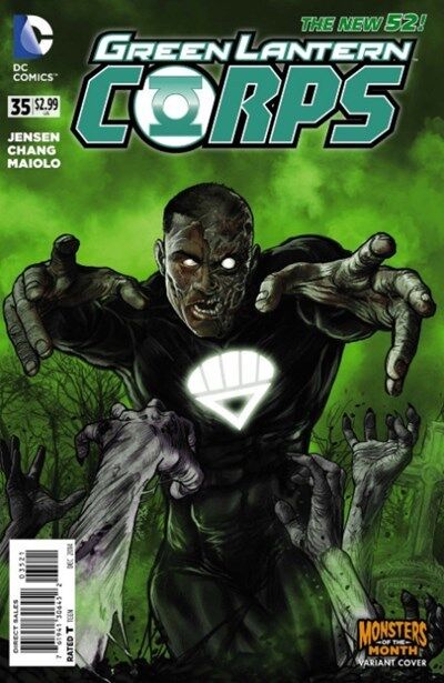Green Lantern Corps Vol. 3 (2011-2015) #35 (Mikel Janin Monsters Variant)
