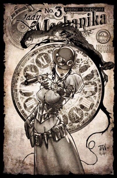 Lady Mechanika (2010-2012) #3 (1:30 Billy Tan Sketch Variant)