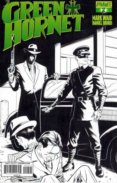 Green Hornet (2013-2014) #2 (1:15 Rivera B&W Variant