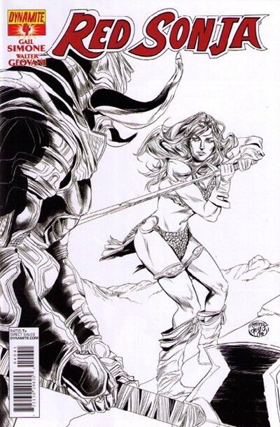 Red Sonja Vol. 2 (2013-2015) #4 (1:25 Ming Doyle B&W Variant)