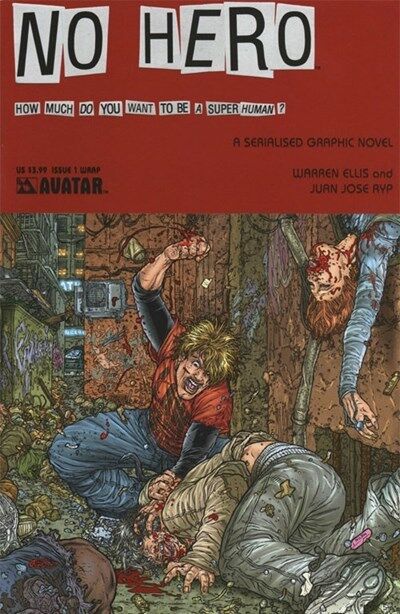 No Hero (2008-2009) #1 of 7 (Wraparound Variant)