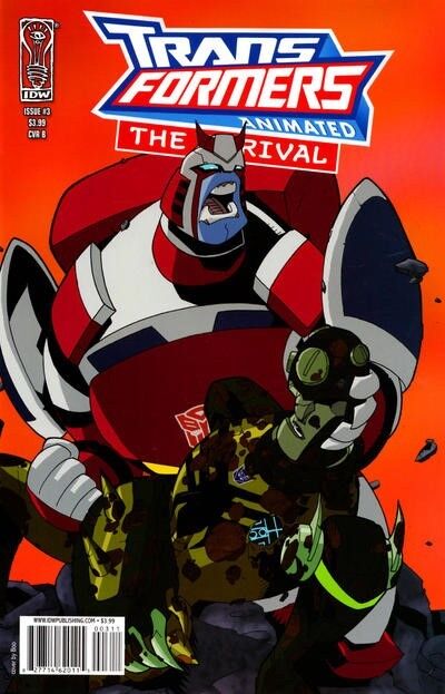Transformers Animated - The Arrival (2008-2009) #3 of 6 (Cover B Variant)