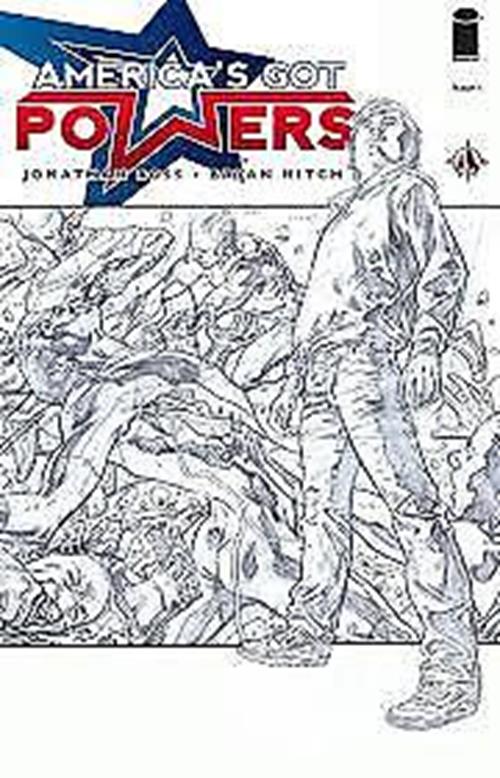 America's Got Powers (2012-2013) #1 of 7 (Forbidden Planet Sketch Variant)