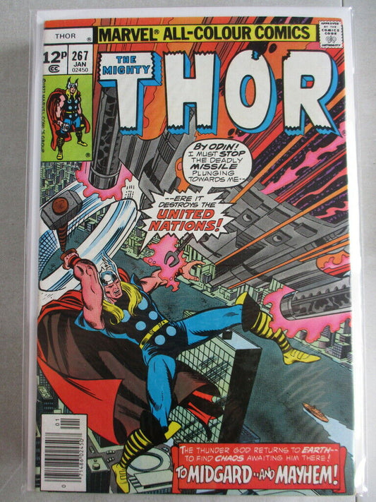 Mighty Thor Vol. 1 (1966-2011) #267 VF+ UK Price Variant