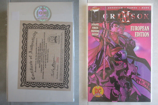 Crimson Alex's Next Adventure #1 European Cover Ltd. to 10000 With COA