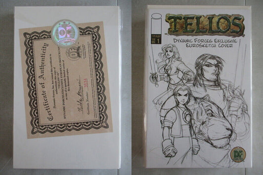 Tellos #1 DF Exclusive European Sketch Cover Ltd. to 5000 With COA