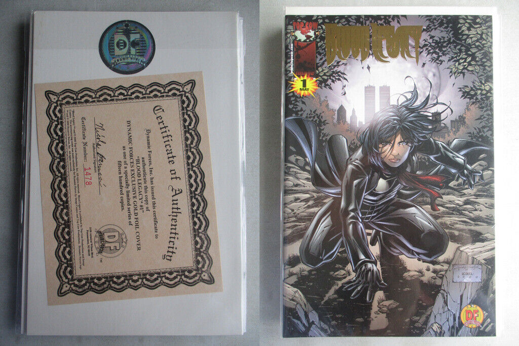 Blood Legacy #1 DF Excl. Gold Foil Cover Ltd. to 1500 With COA
