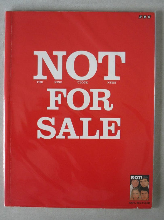 Not For Sale - Original Not the Nine O'Clock News Book - Paperback
