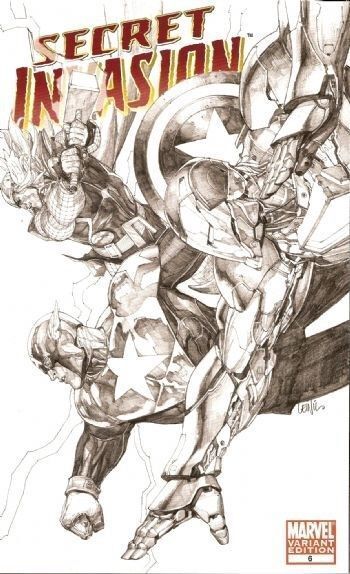 Secret Invasion (2008-2009) #6 of 8 (Sketch Variant)
