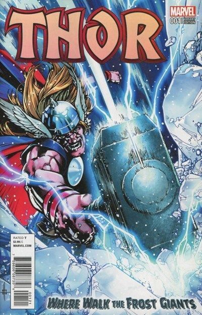 Thor - Where Walk the Frost Giants (2017) One-Shot (Zach Howard Variant)