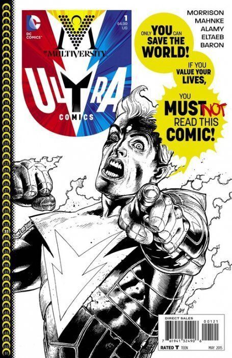 Multiversity - Ultra Comics (2015) One-Shot (1:10 Doug Mahnke B&W Variant)
