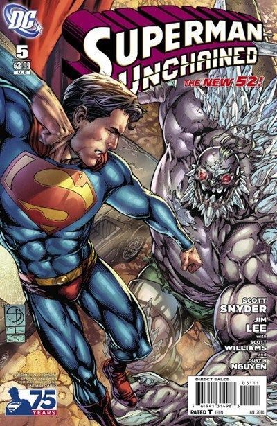 Superman Unchained (2013-2015) #5 (1:25 Shane Davis Variant)