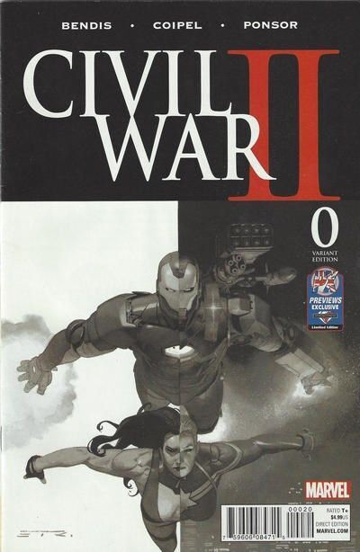 Civil War II (2016-2017) #0 of 8 (Previews UK Variant)