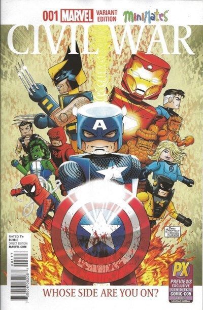 Civil War (2015) #1 of 5 (PX SDCC Variant)