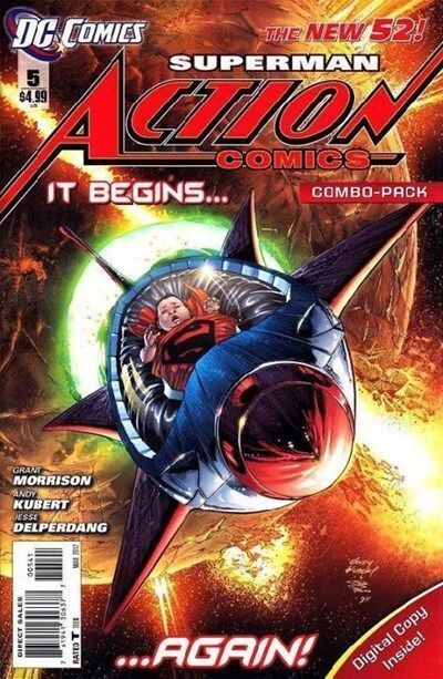 Action Comics Vol. 2 (2011-2016) #5 (Combo-Pack Variant)