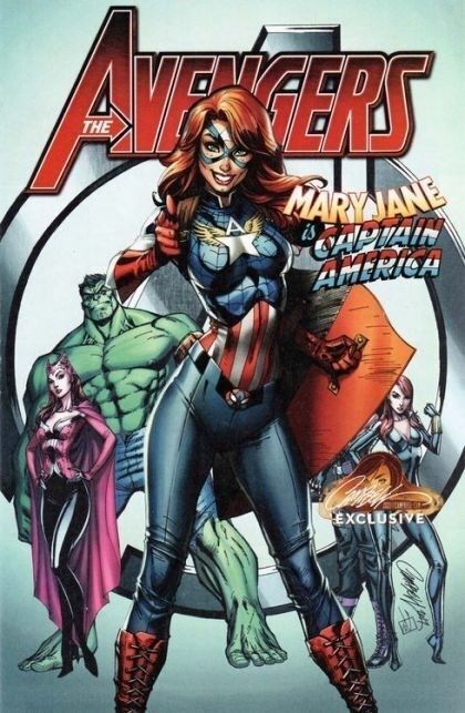 Avengers Vol. 6 (2017) #8 (MJ is Cap Variant)