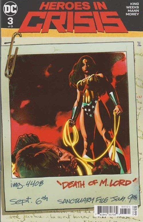 Heroes in Crisis (2018-2019) #3 of 9 (Ryan Sook Variant)