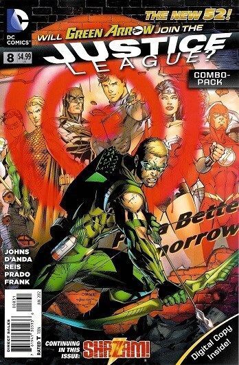 Justice League Vol. 2 (2011-2016) #8 (Combo-Pack Variant)