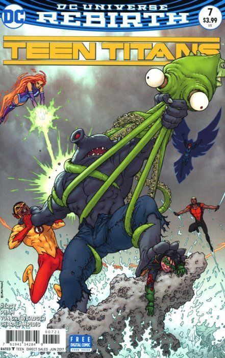 Teen Titans Vol. 6 (2016-Present) #7 (Chris Burnham Variant)