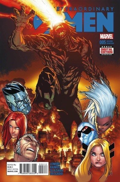 Extraordinary X-Men Vol. 1 (2016-2017) #5 (2nd Print Variant)