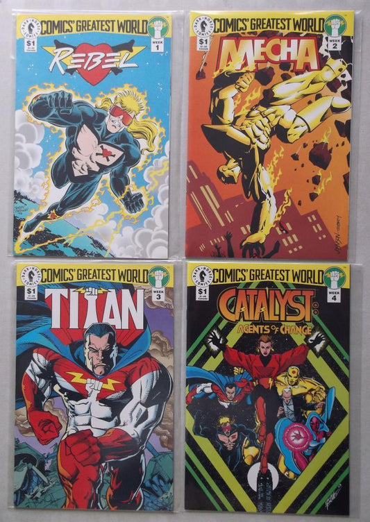 Comic's Greatest World - Golden City #1-4 Complete (4 Comics) VF-NM