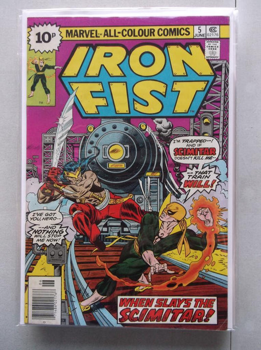 Iron Fist Vol. 1 (1975-1977) #5 VF- UK Price Variant