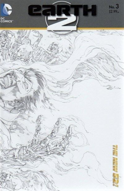 Earth 2 (2012-2015) #3 (1:25 Black & White Variant)