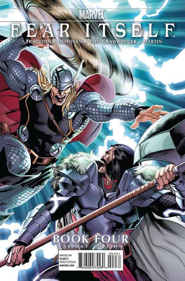 Fear Itself (2011-2012) #4 (1:25 Immonen Variant)