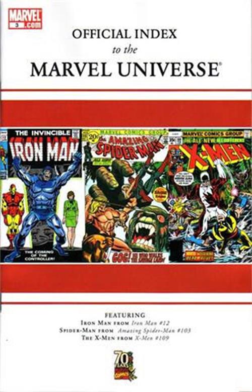 Official Index of the Marvel Universe (2009-2010) #3 of 14