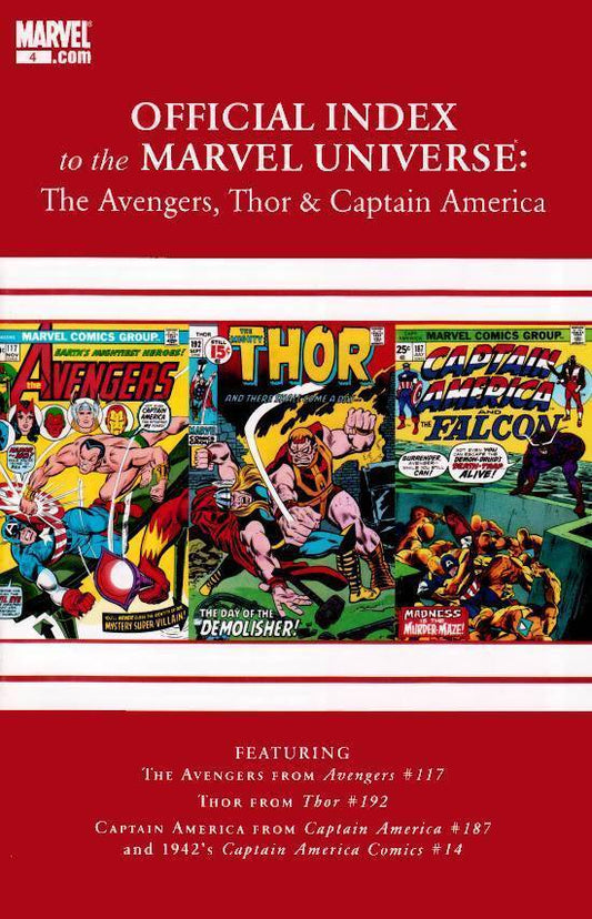 Official Index of the Marvel Universe - Avengers, Thor.. (2010-2011) #4