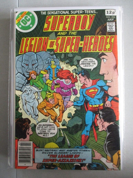 Superboy Vol. 1 (1949-1979) #253 FN/VF UK Price Variant