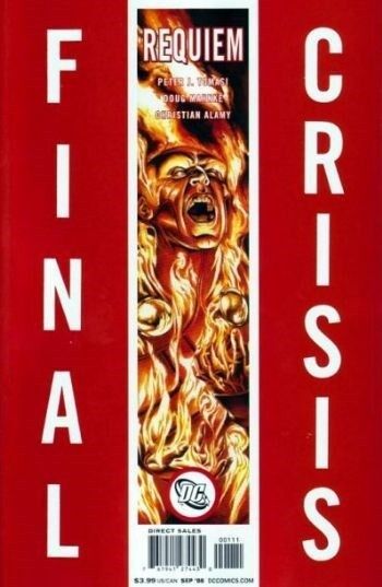 Final Crisis - Requiem (2008) One-Shot (Martian Manhunter Flames Variant)