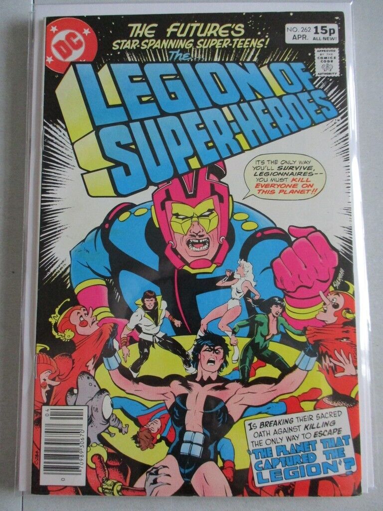 Legion of Super-Heroes Vol. 1 (1980-1984) #262 NM UK Price Variant