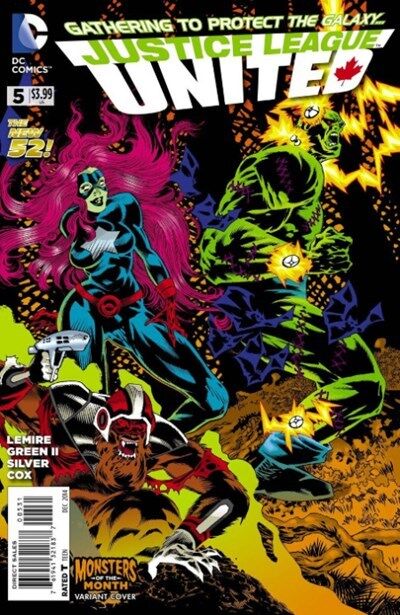 Justice League United (2014-2016) #5 (Kelley Jones Monsters Variant)